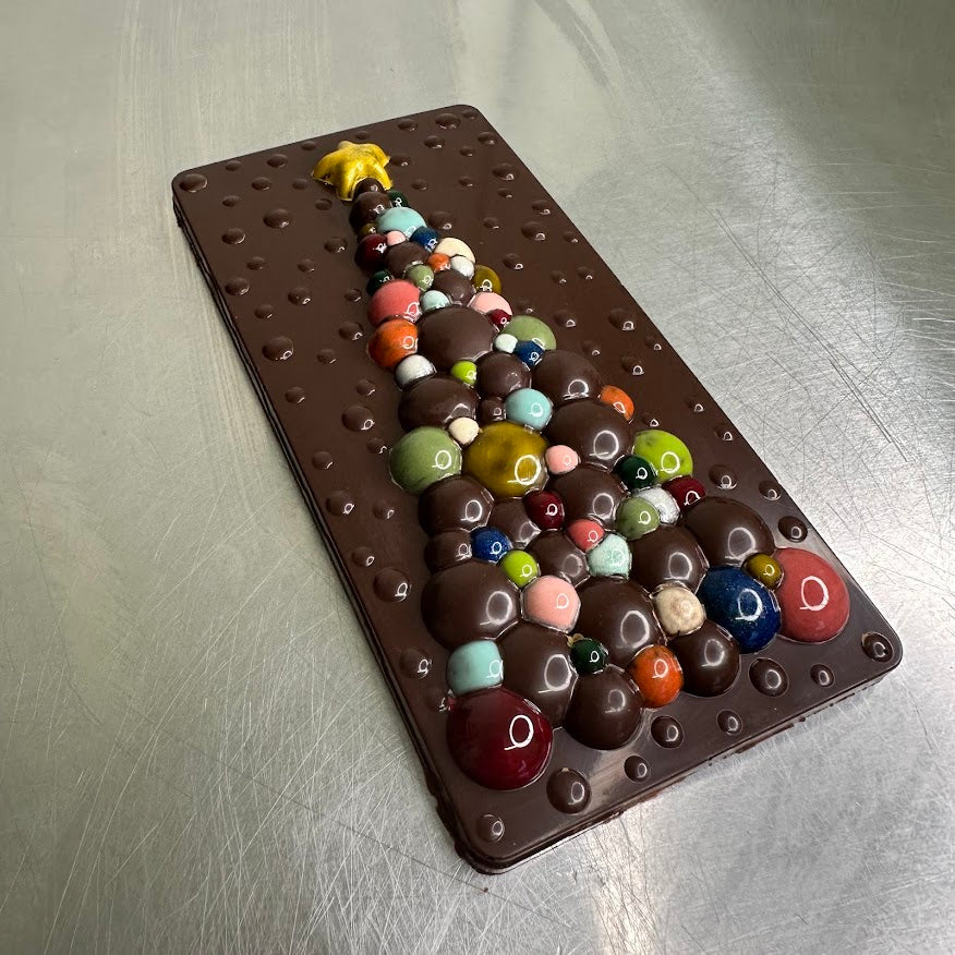 Christmas Tree Salted Caramel Chocolate Bar