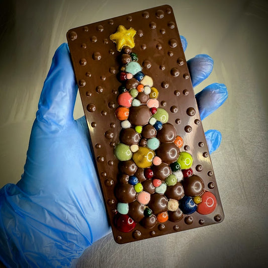 Christmas Tree Salted Caramel Chocolate Bar