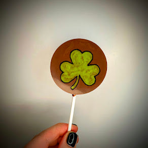 Shamrock Chocolate Lollies