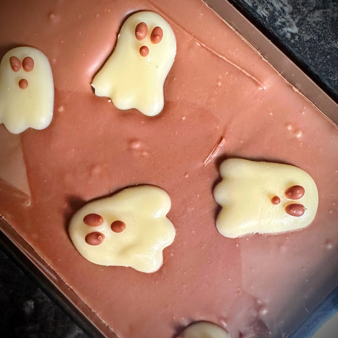 Halloween Ghost Chocolate Bar