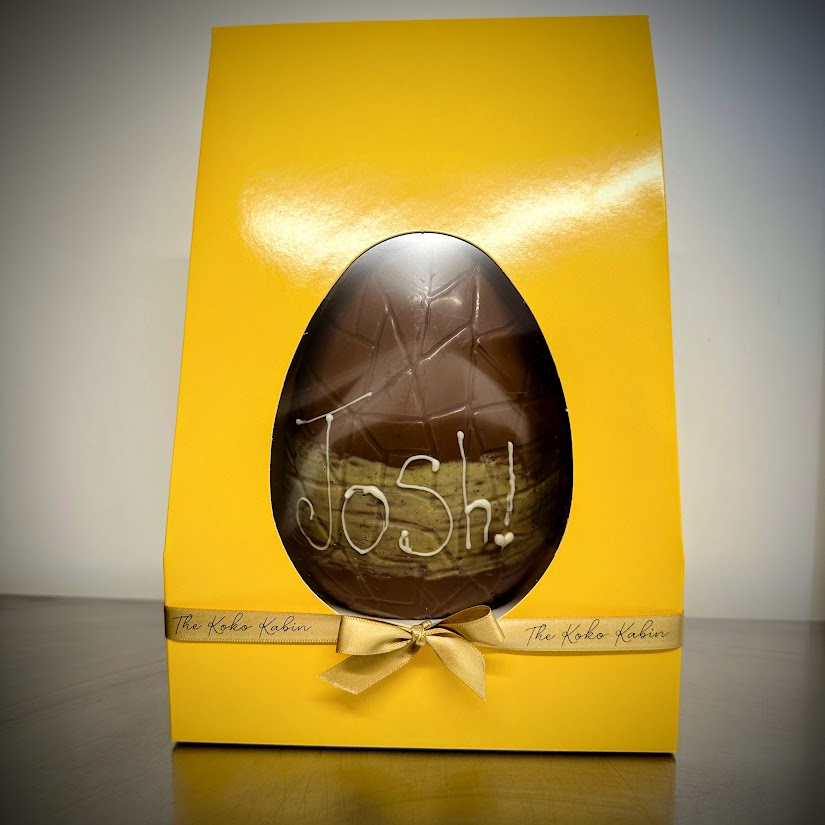 Chocolate Honeycomb Easter Egg